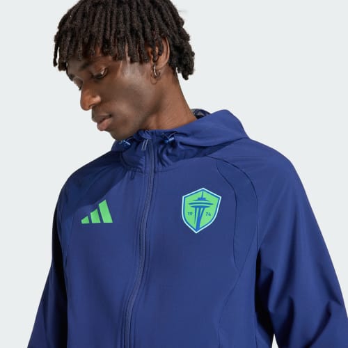 Seattle Sounders Tiro Travel Full Zip Windbreaker 상세 이미지 5