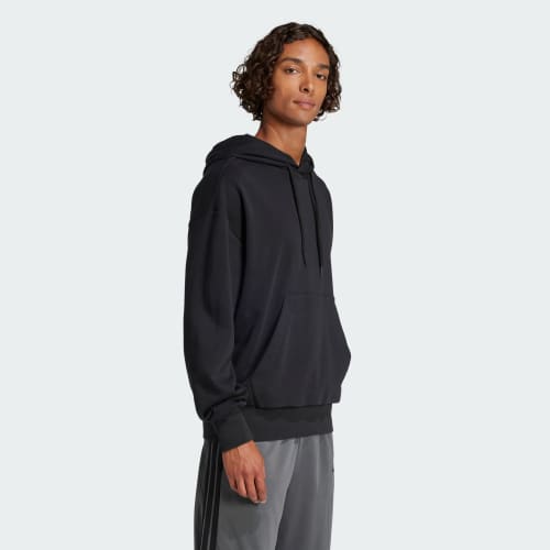 Essentials Loose-Fit 3 Bar Logo French Terry Hoodie 상세 이미지 3