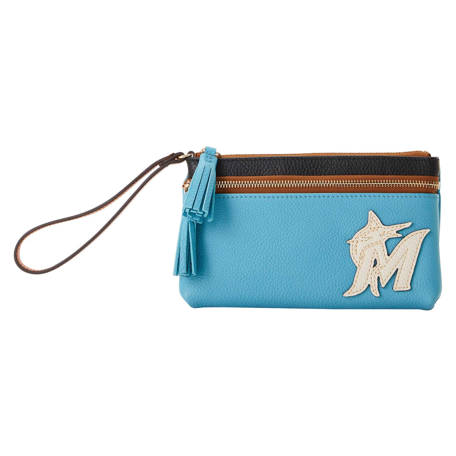 마이애미 말린스 Dooney & Bourke Infield Double-Zip 손목지갑 상세 이미지 5