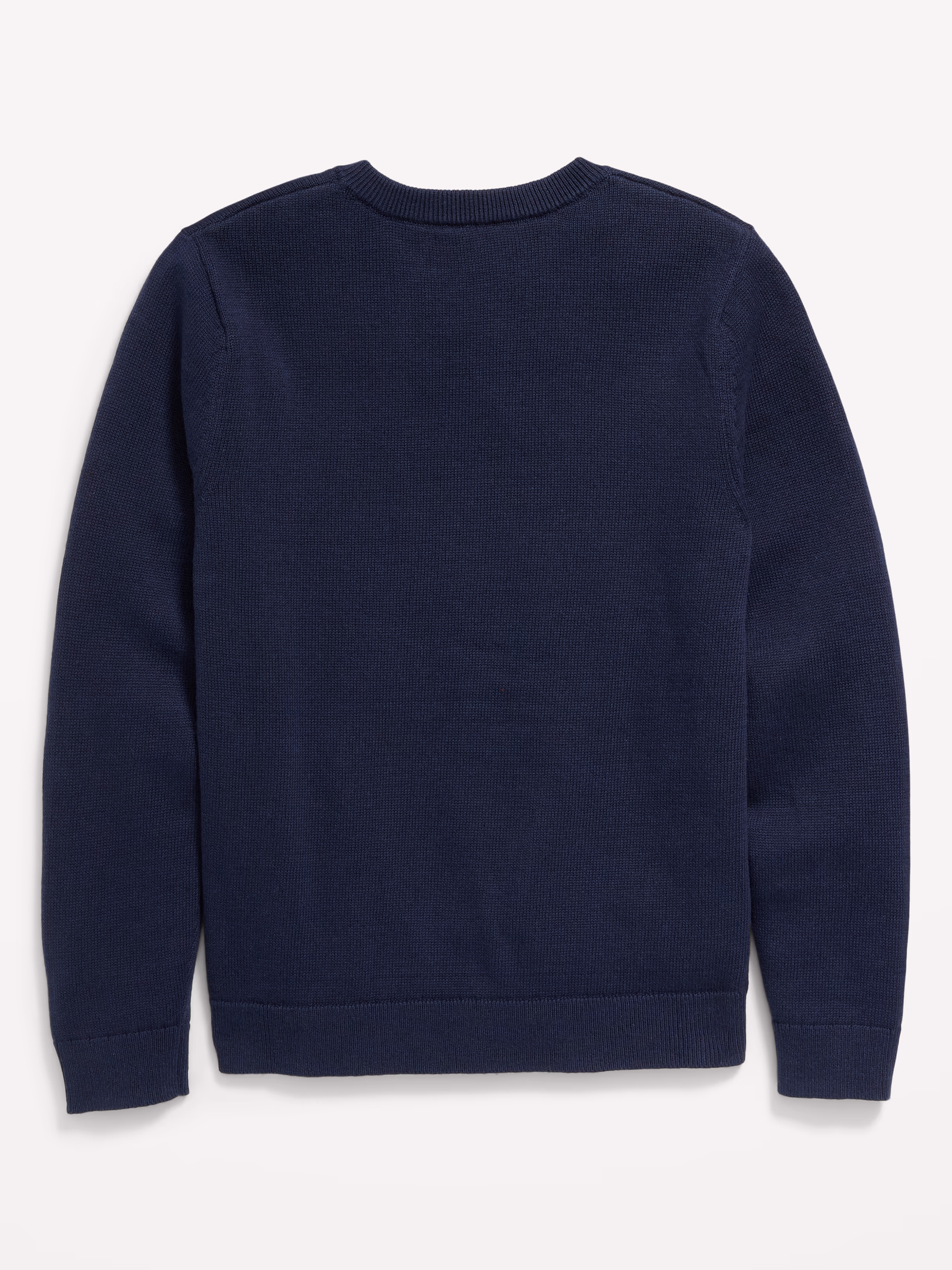 School Uniform Solid V-Neck Sweater for Boys 상세 이미지 3