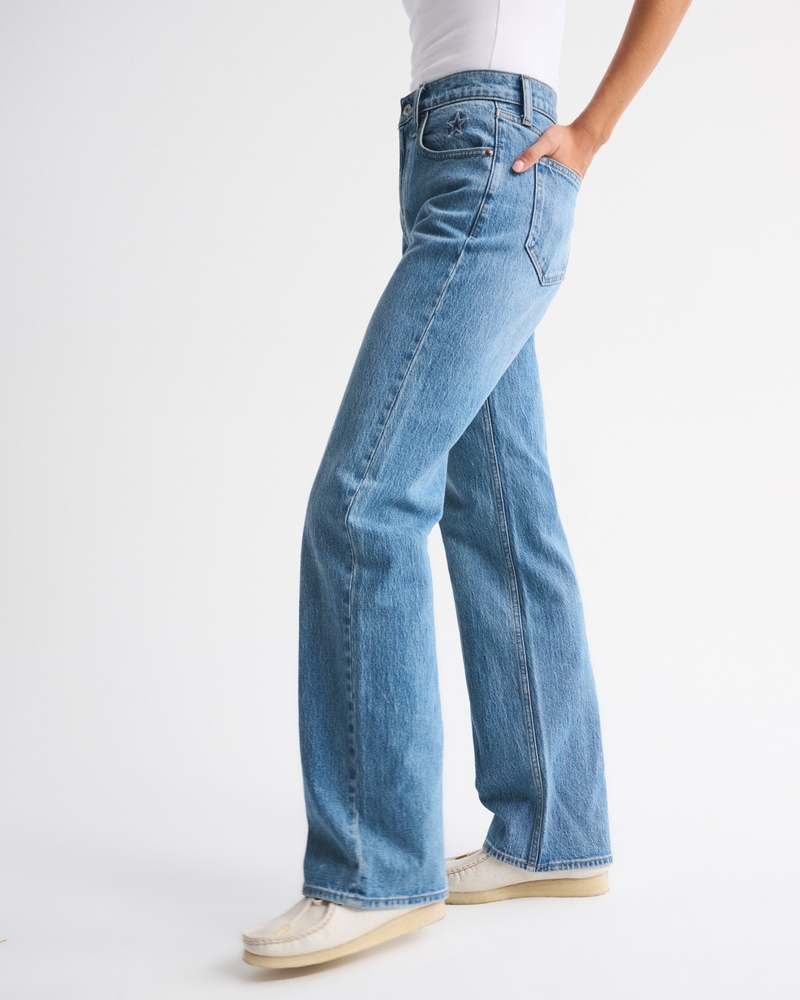 High Rise 90s Relaxed Dallas Cowboys Embroidered Jean 상세 이미지 5