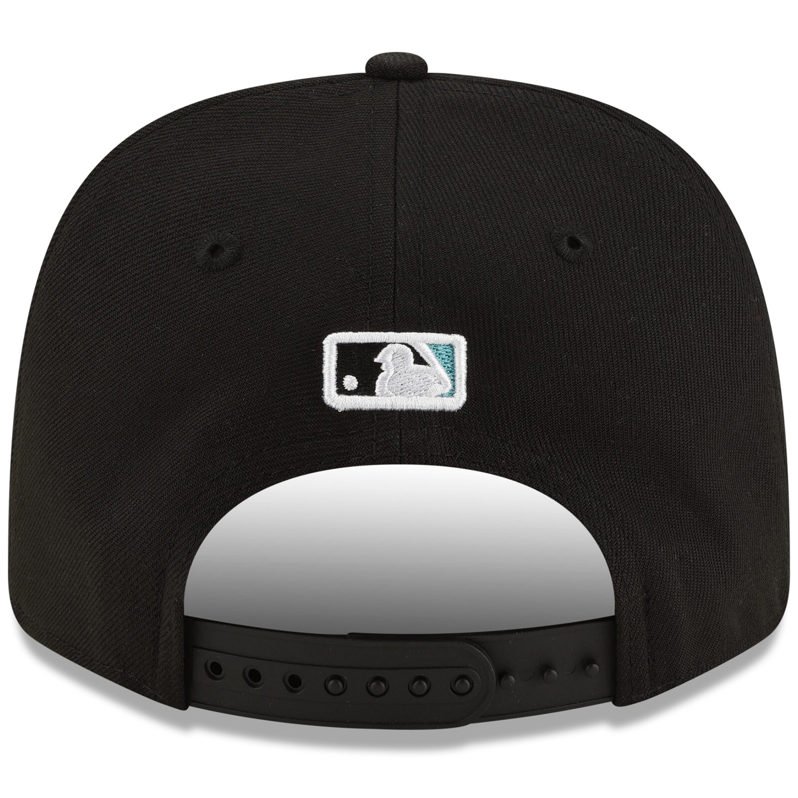 남성용 Florida Marlins New Era 블랙 Player Replica 9SEVENTY 조절식 모자 상세 이미지 5