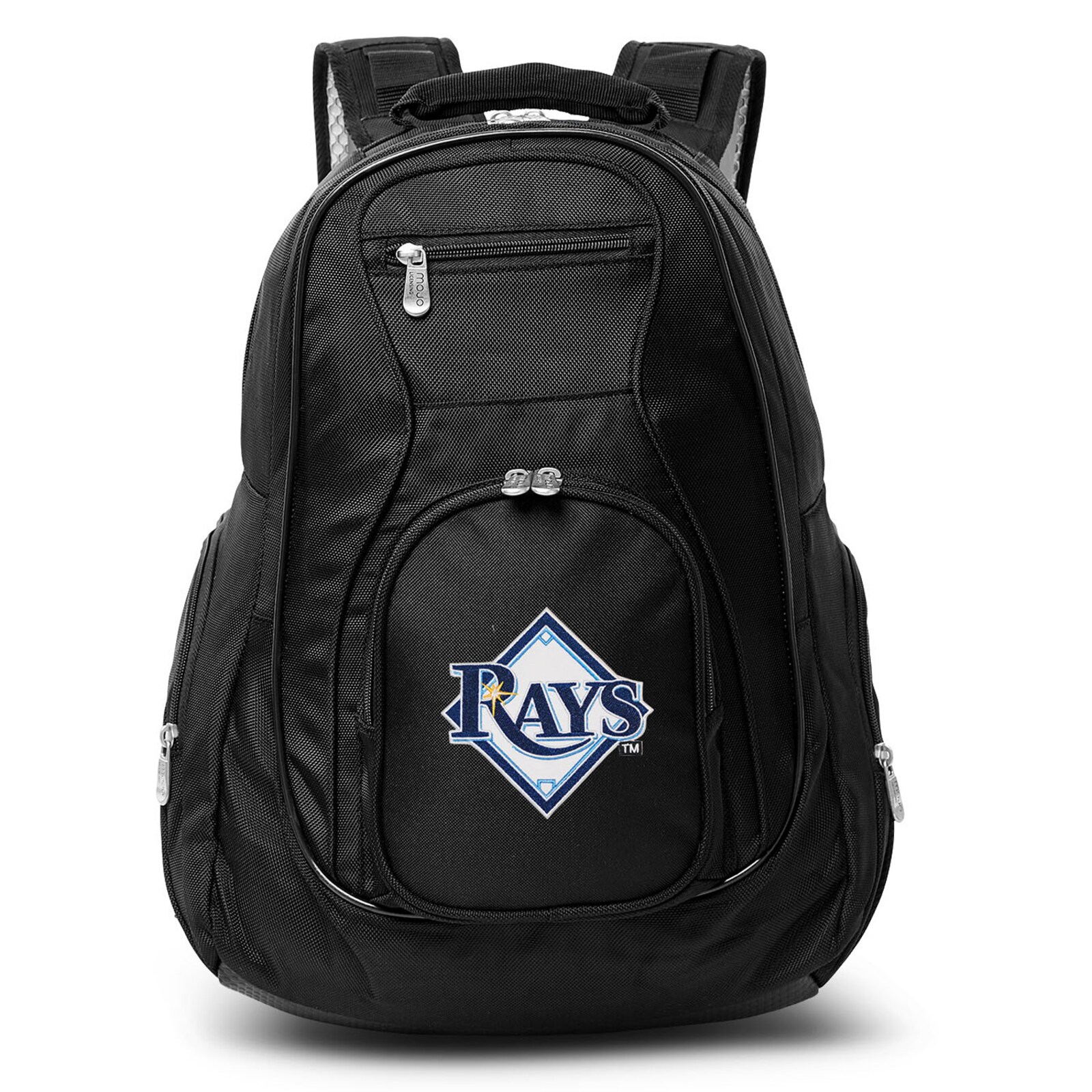 Tampa Bay Rays MOJO 블랙 19인치 노트북 여행 백팩 상세 이미지 2