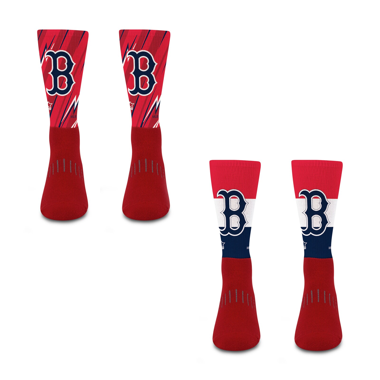 남녀공용 Boston Red Sox Starter Big Energy Neo 2팩 크루 양말 세트 상세 이미지 3