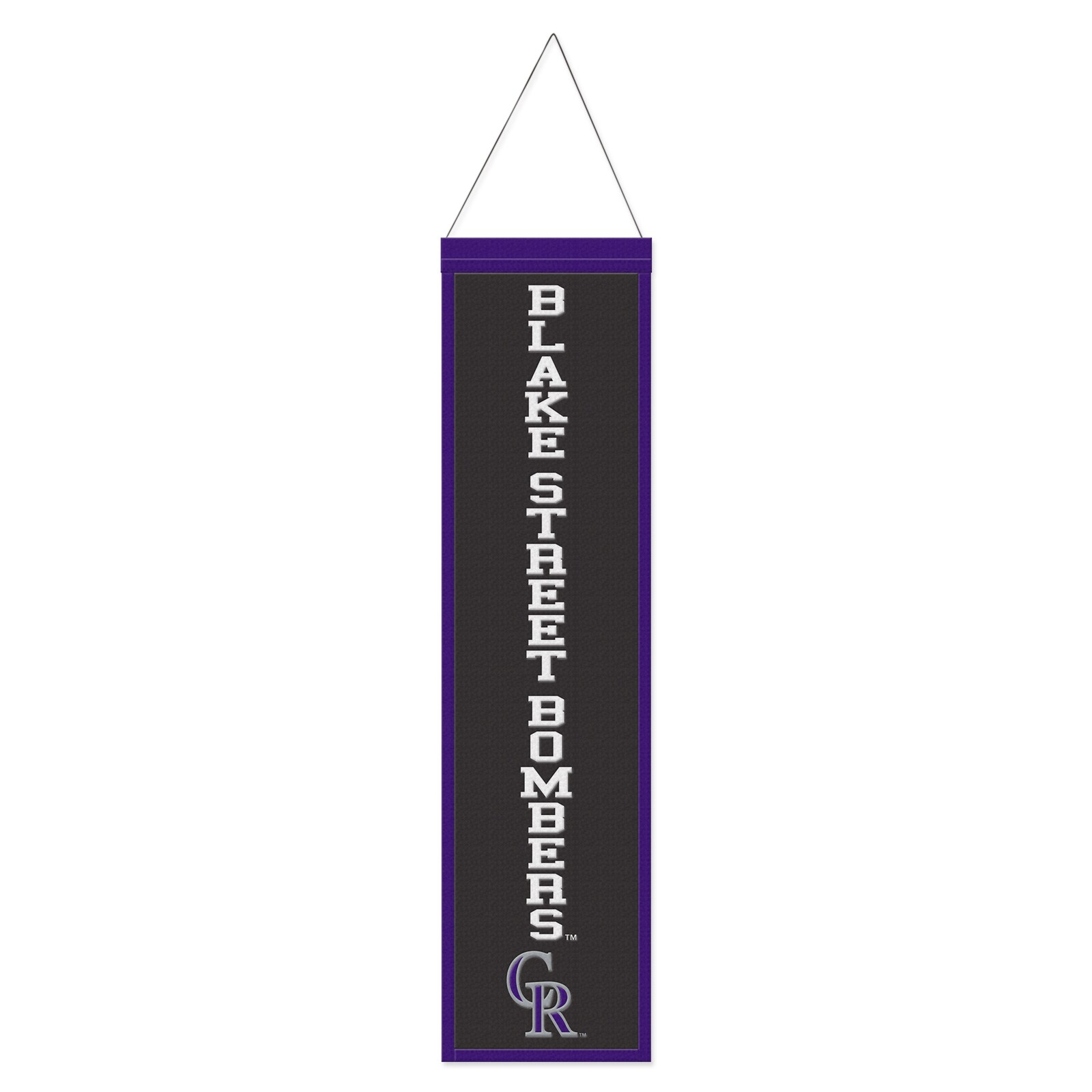 Colorado Rockies WinCraft 8인치 x 32인치 슬로건 울 배너