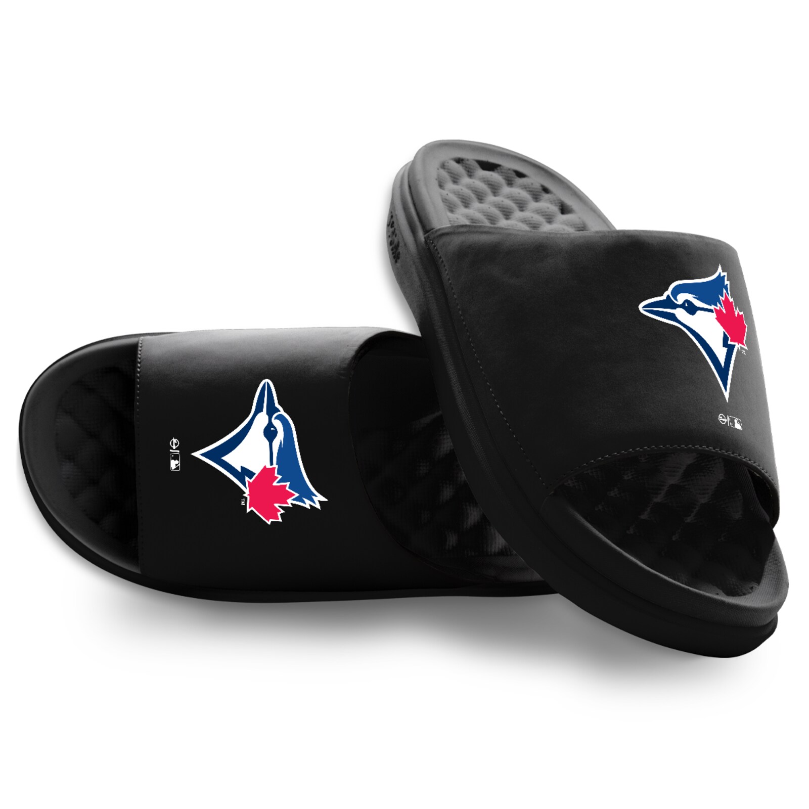 유니섹스 Toronto Blue Jays ISlide 블랙 Primary Motive 슬라이드 샌들 상세 이미지 2