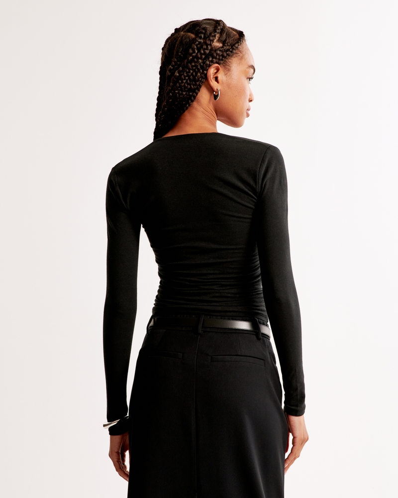 The A&F Ava Long-Sleeve Top 상세 이미지 4