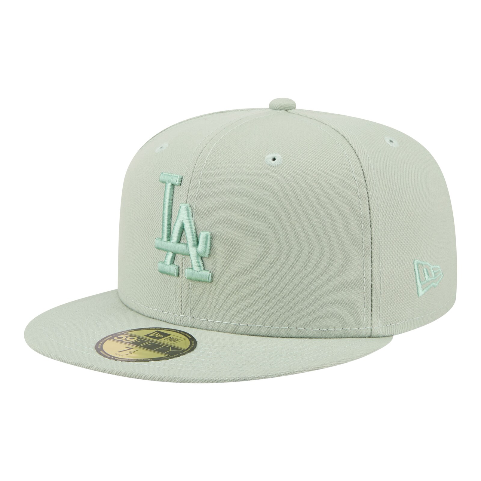 남성용 로스앤젤레스 다저스 New Era 그린 컬러 팩 59FIFTY 피티드 모자 상세 이미지 2