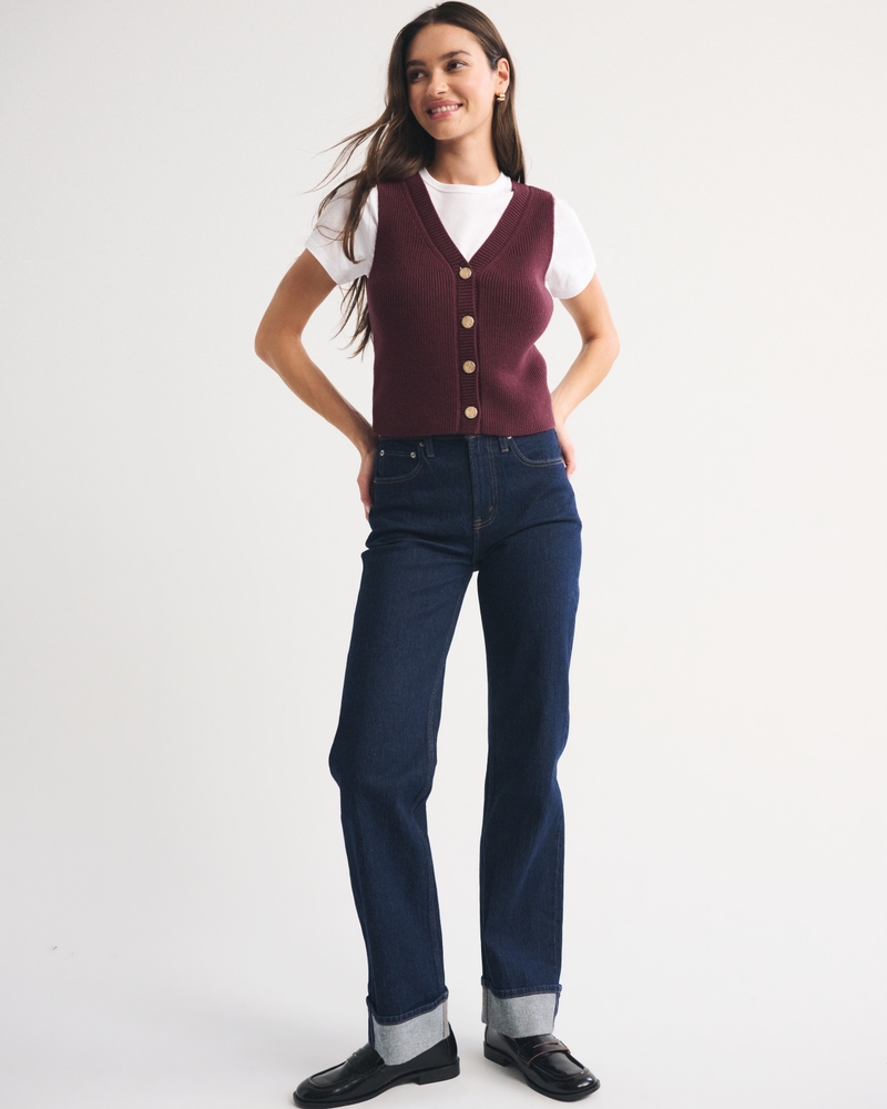 V-Neck Sweater Vest 상세 이미지 2