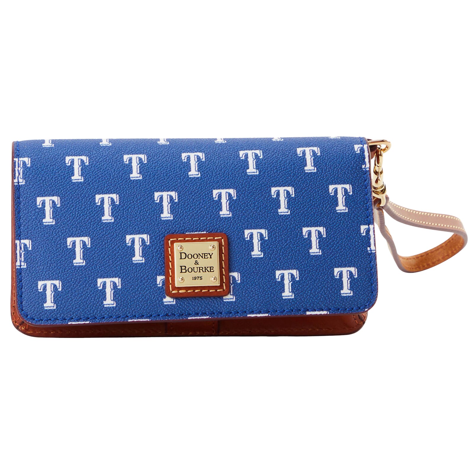 여성용 Texas Rangers Dooney & Bourke Fey 휴대폰 손목지갑