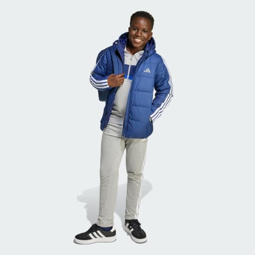 Essentials 3-Stripes Padded Jacket Kids 상세 이미지 5