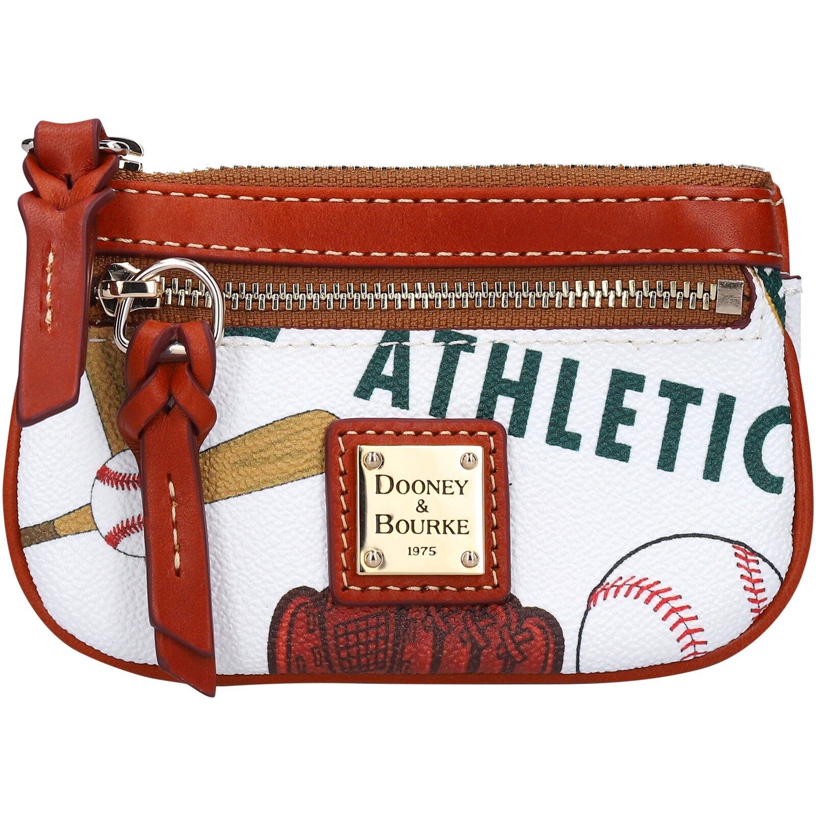 여성용 Oakland Athletics Dooney & Bourke Gameday Lexi 크로스바디 스몰 동전 케이스 포함 상세 이미지 5