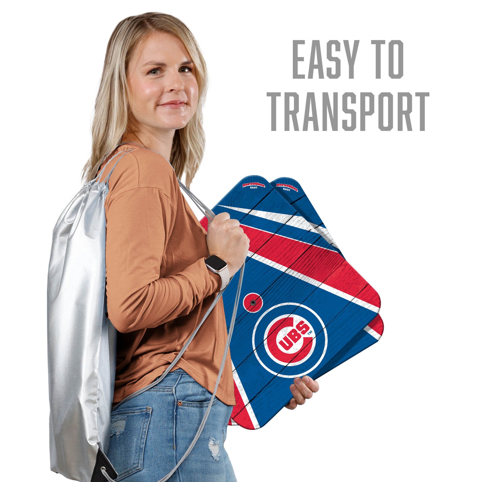 Chicago Cubs IDNA Horseshoe Bags 게임 상세 이미지 6