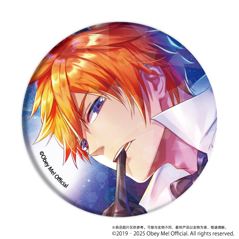 (1BOX=7)(Goods - Badge) Obey Me! 홀로그램 버튼 배지 (65mm) 08 (공식 일러스트) 상세 이미지 7