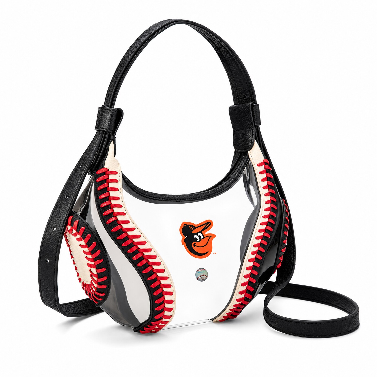 Baltimore Orioles Montana West 클리어 슬라우치 숄더백 상세 이미지 4