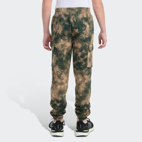Elastic Waistband Woodland Camo Printed Cargo Joggers 상세 이미지 2