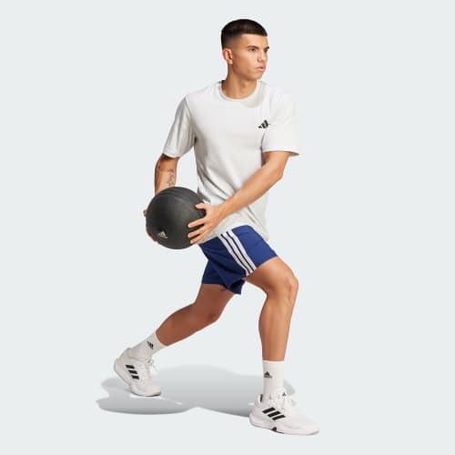 Essentials Training 3-Stripes Woven Shorts 상세 이미지 3
