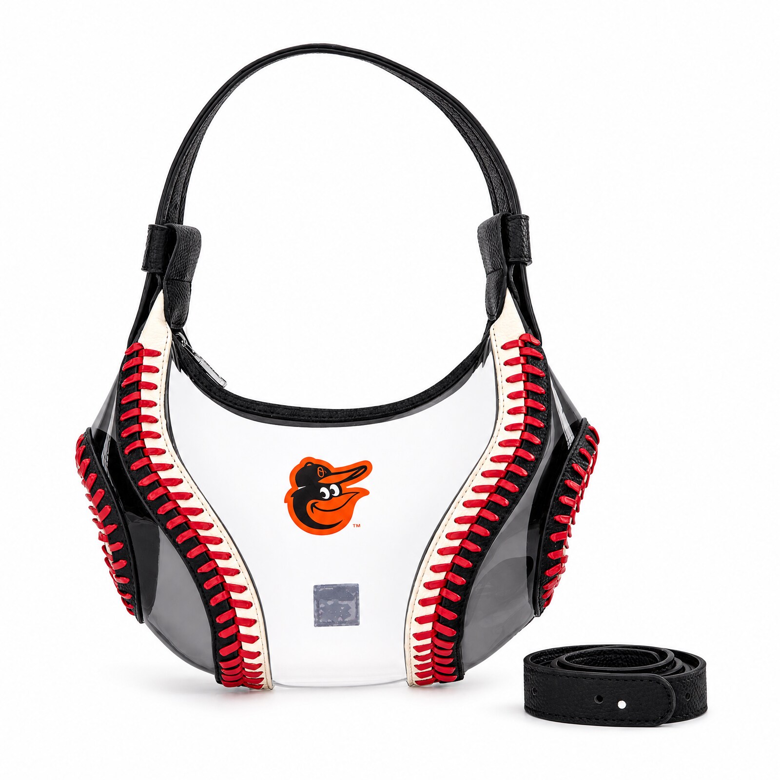 Baltimore Orioles Montana West 클리어 슬라우치 숄더백 상세 이미지 5