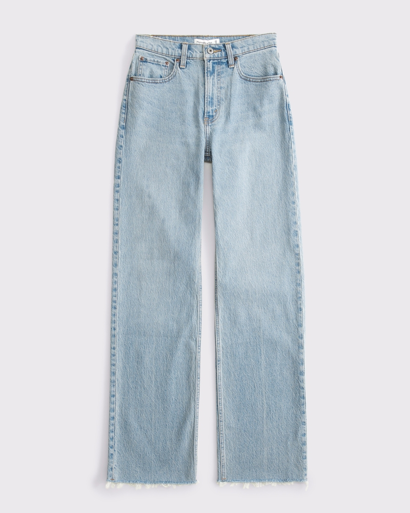 High Rise 90s Relaxed Raw Hem Jean 상세 이미지 9