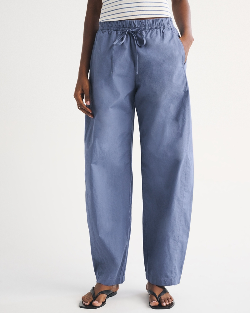 Poplin Barrel Pull-On Pant 상세 이미지 2