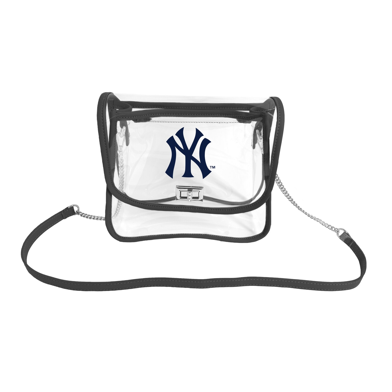 New York Yankees Logo Brands Sideline 투명 파우치 상세 이미지 2