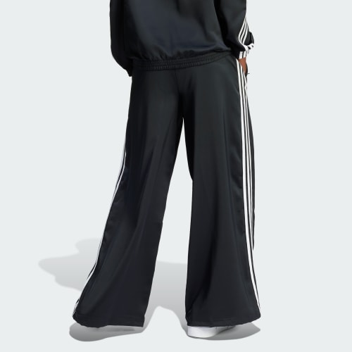 Adicolor Satin Wide Leg Track Pants 상세 이미지 2