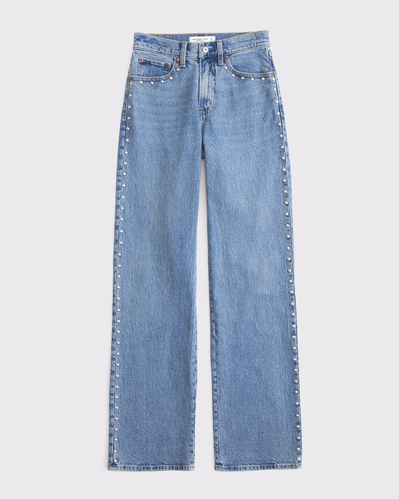 High Rise 90s Relaxed Studded Jean 상세 이미지 8