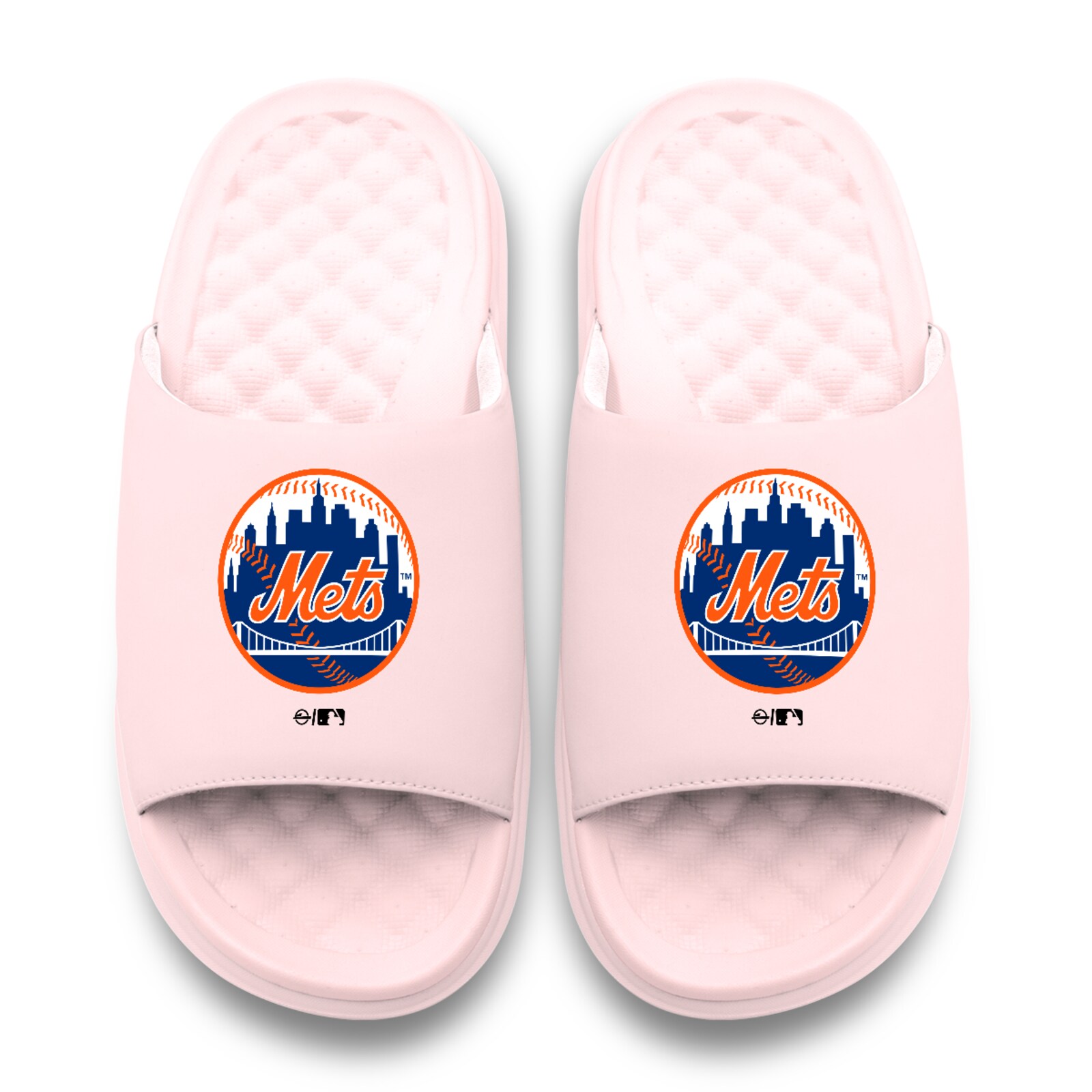 남녀공용 New York Mets ISlide 핑크 프라이머리 모티브 슬라이드 샌들 상세 이미지 3