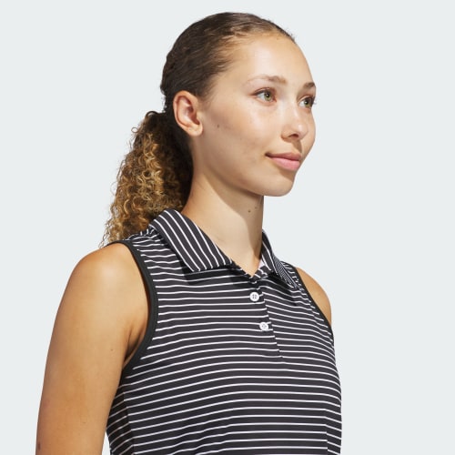 PERFORMANCE STRIPE SLEEVELESS POLO Shirt 상세 이미지 6