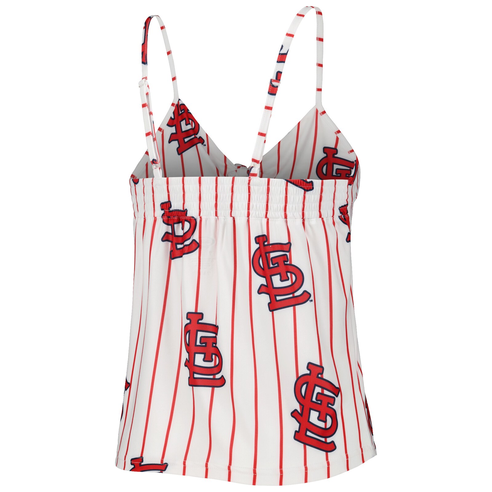 여성용 St. Louis Cardinals Concepts Sport 화이트 Reel 올오버 프린트 탱크톱 & 반바지 수면 세트 상세 이미지 4