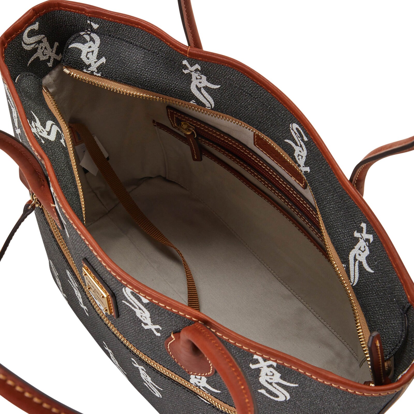 Chicago White Sox Dooney & Bourke Sporty Monogram 토트 상세 이미지 4