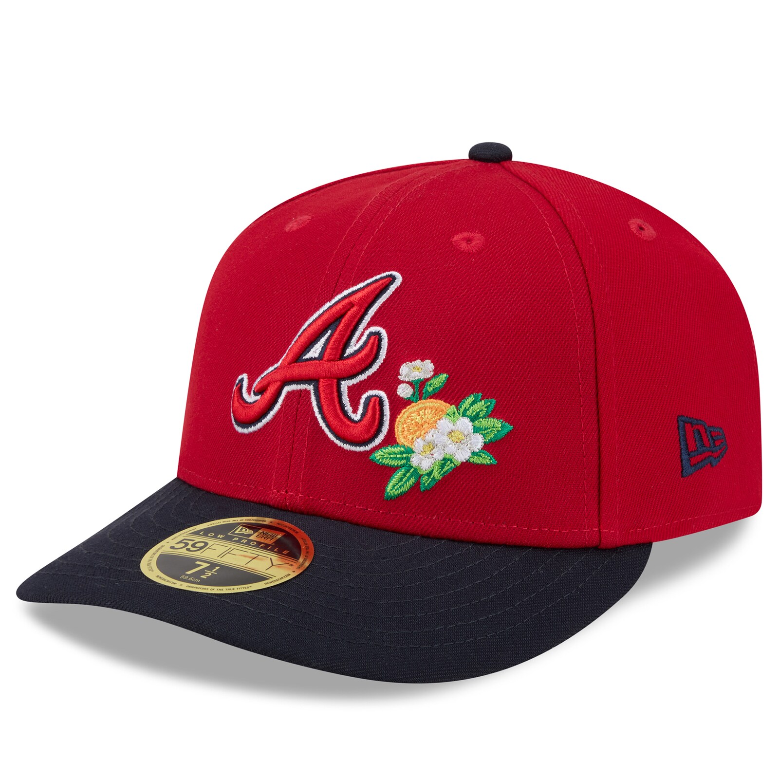 남성용 Atlanta Braves New Era 레드/네이비 2026 스프링 트레이닝 로우 프로파일 59FIFTY 피티드 모자 상세 이미지 4