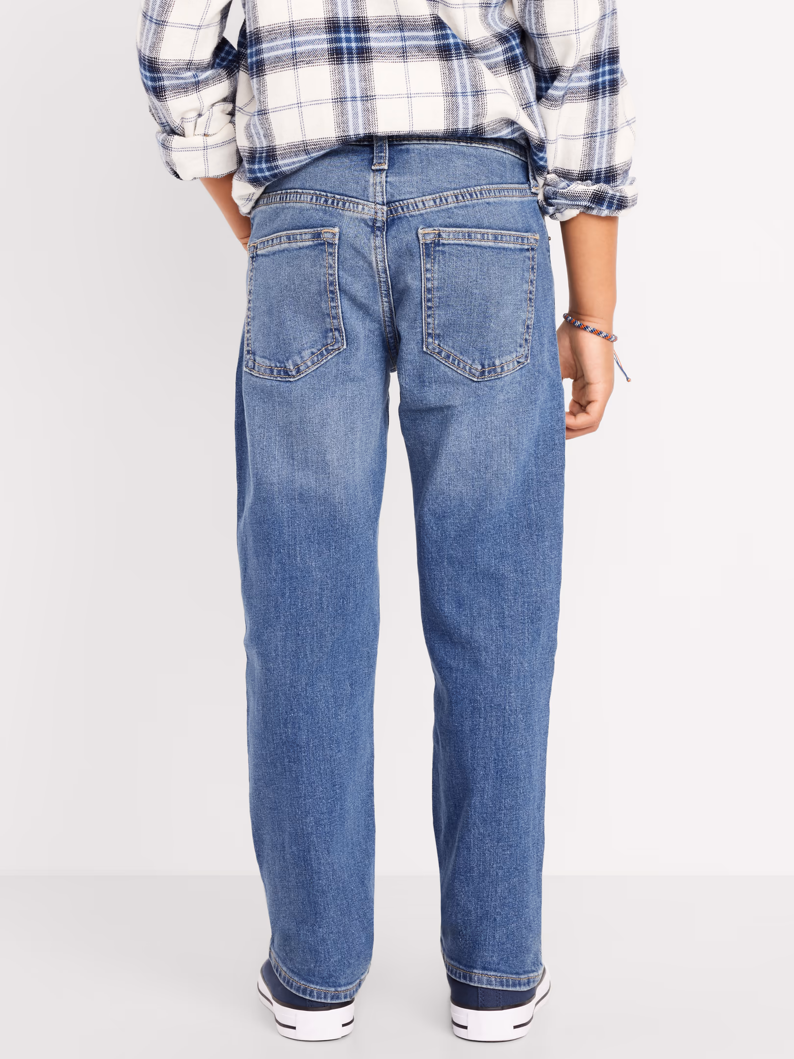 Straight-Leg Built-In Flex Jeans for Boys 상세 이미지 2