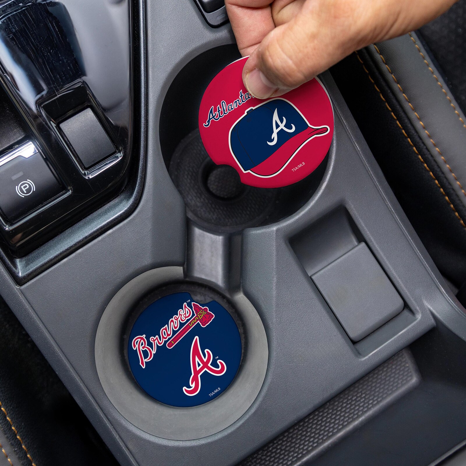 Atlanta Braves 세라믹 차량용 컵받침 4종 세트 상세 이미지 6