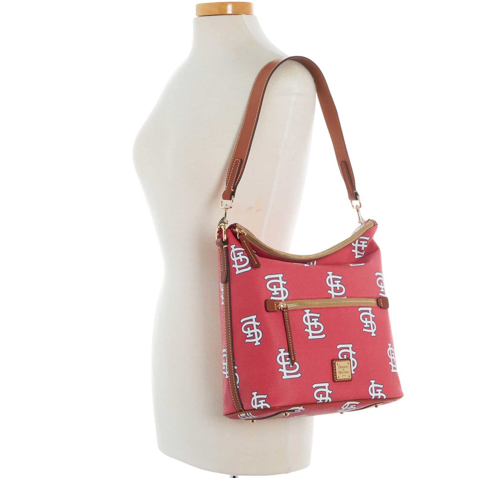 세인트루이스 카디널스 Dooney & Bourke 스포티 모노그램 라지 지갑 상세 이미지 5