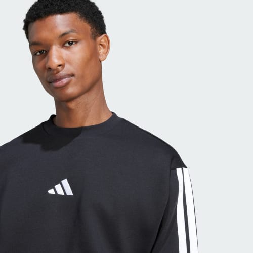 Essentials 3-Stripes Fleece Sweatshirt 상세 이미지 5