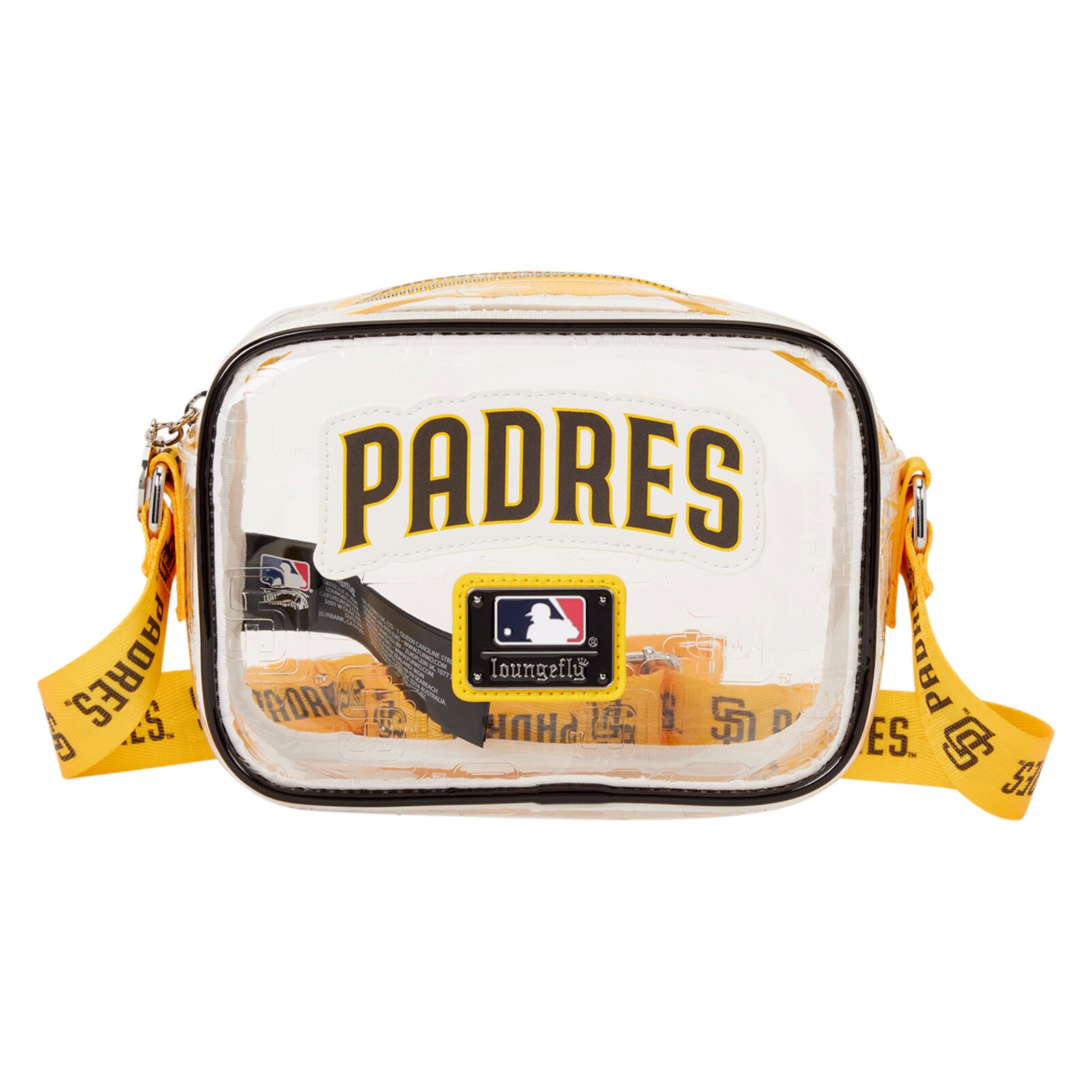 San Diego Padres Loungefly 투명 올오버 로고 크로스바디 백 상세 이미지 2