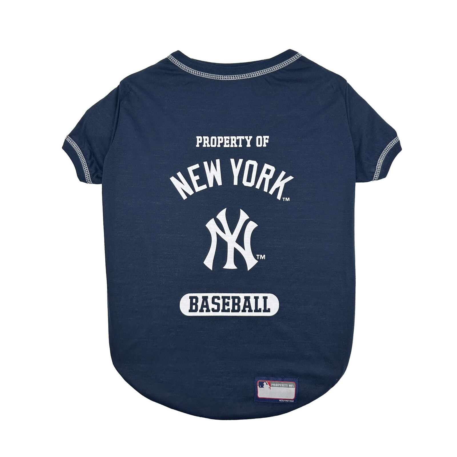 New York Yankees 반려동물 티셔츠 상세 이미지 2