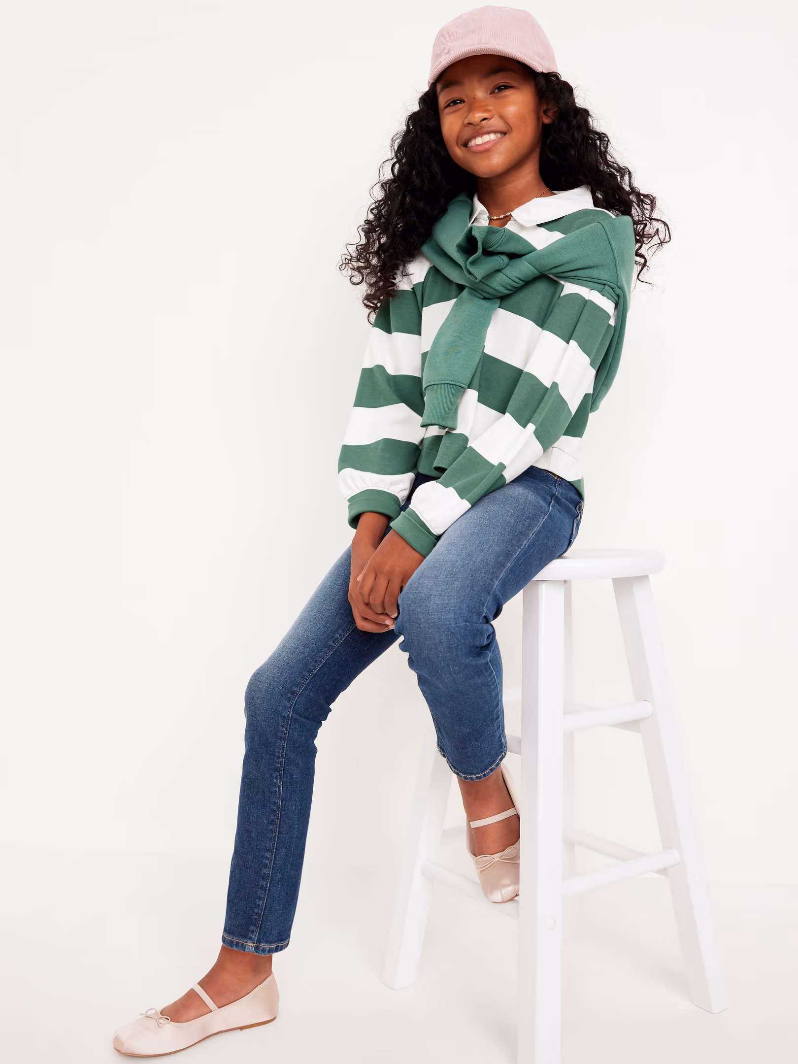 Wow Skinny Pull-On Jeans for Girls 상세 이미지 3