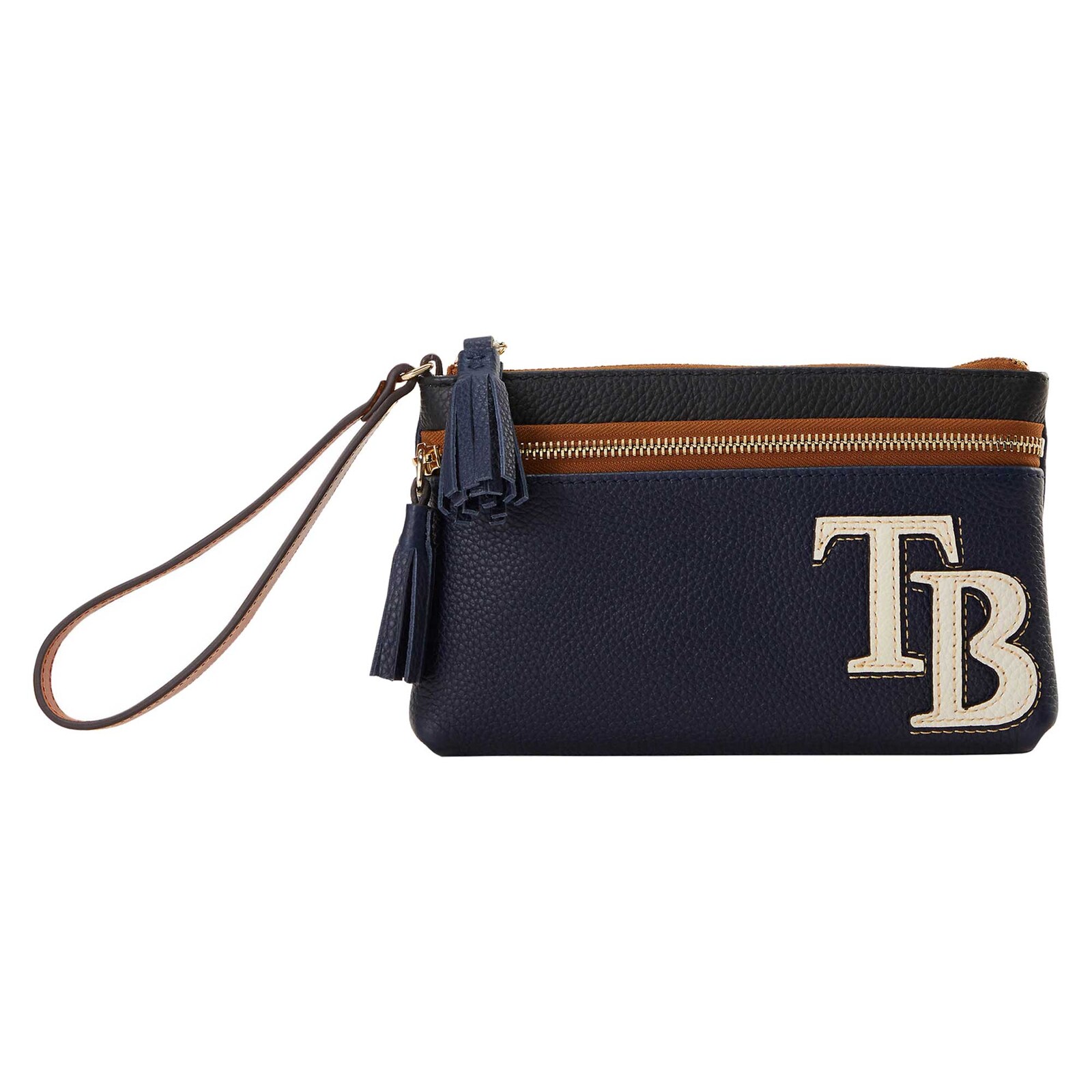 Tampa Bay Rays Dooney & Bourke Infield 더블 지퍼 손목지갑 상세 이미지 5