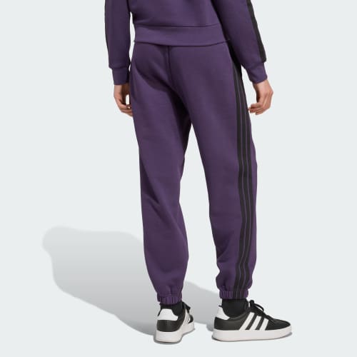 Essentials 3-Stripes Fleece Loose-Fit Pants 상세 이미지 2