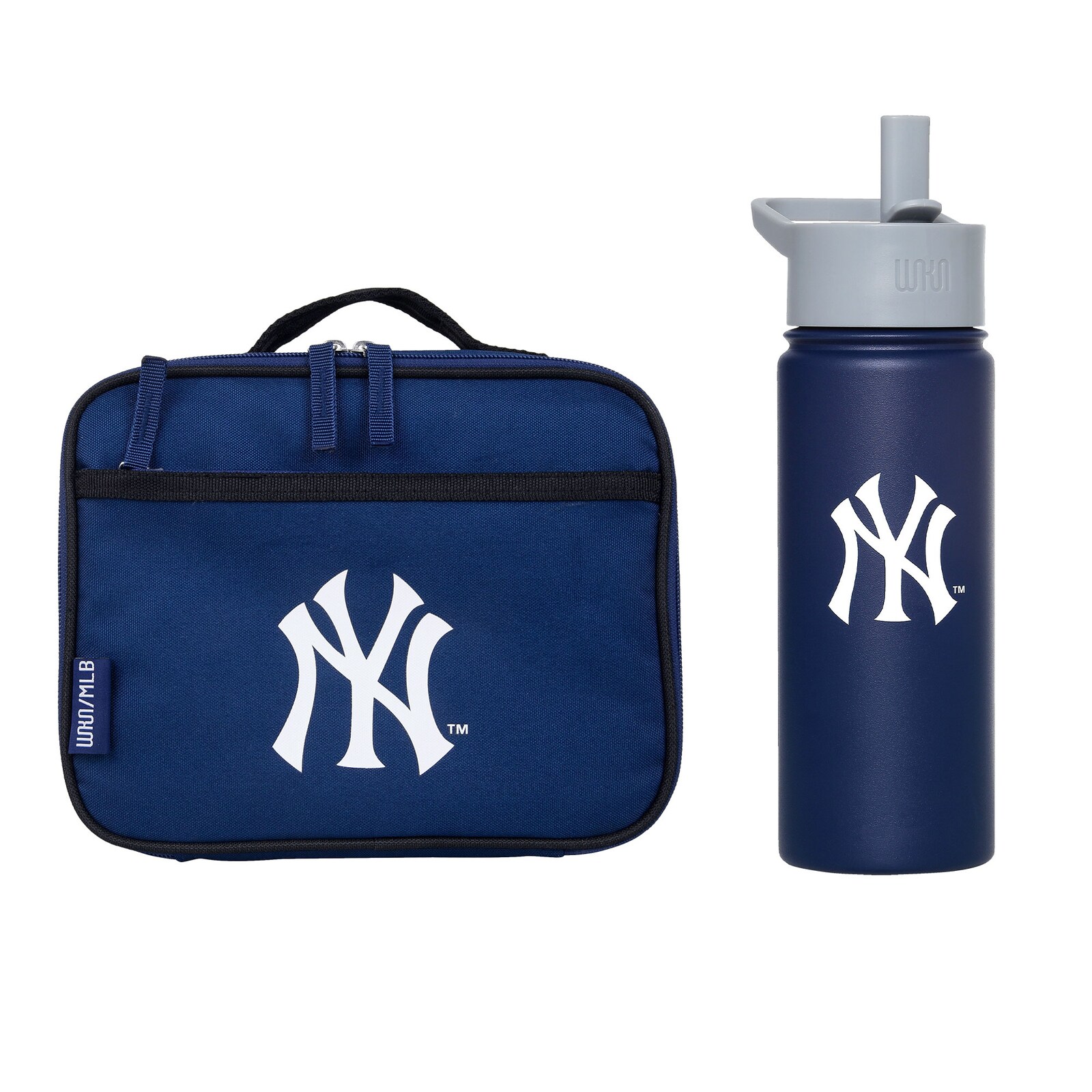 New York Yankees Wildkin 18온스 물병 앤 런치 박스 세트 상세 이미지 2