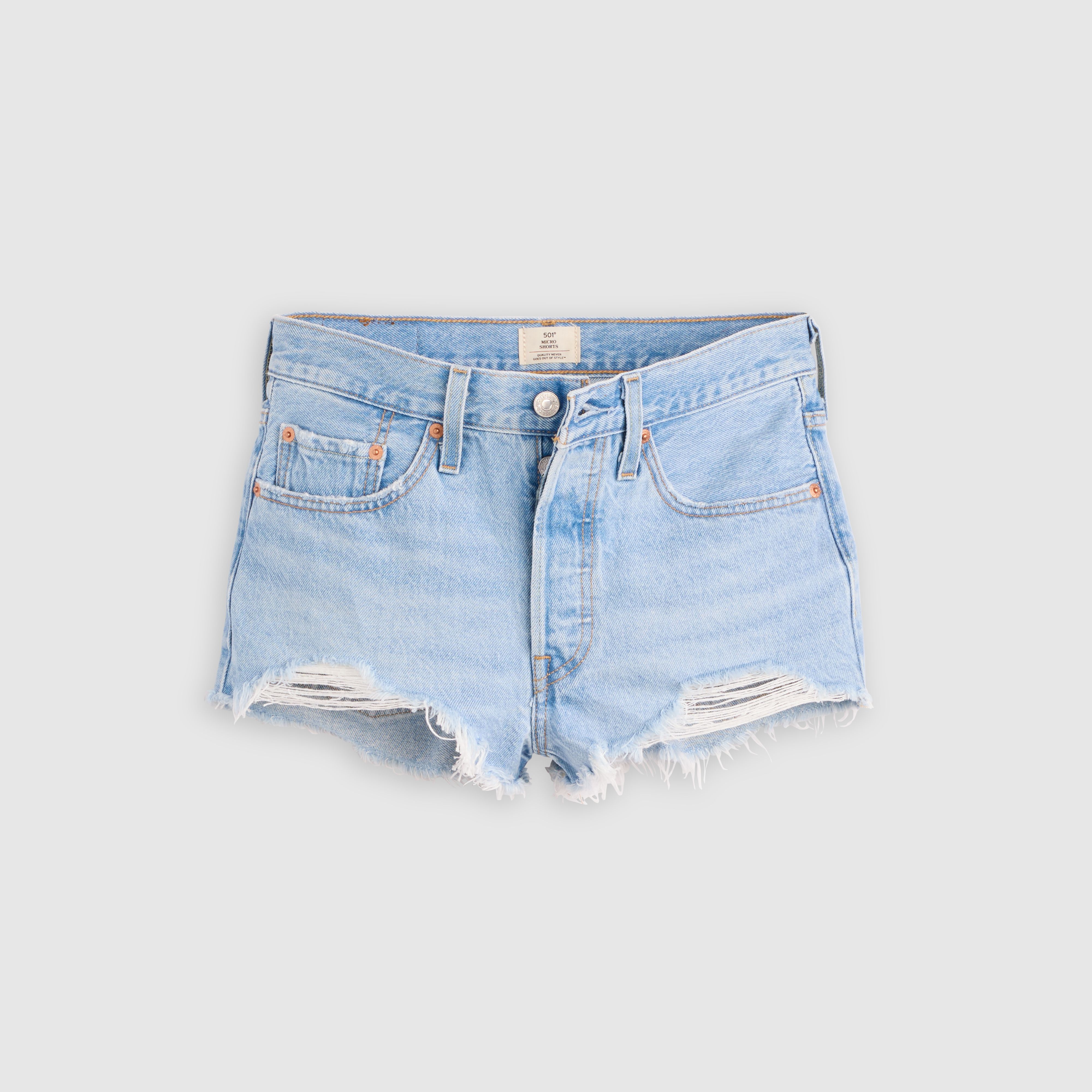 501® 오리지널 핏 여성용 마이크로 쇼츠 상세 이미지 6