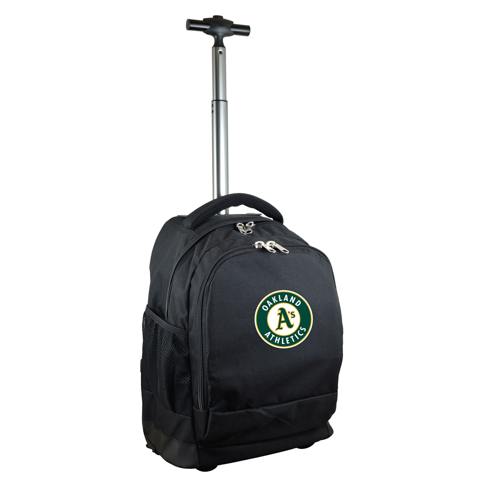 Oakland Athletics 블랙 19인치 프리미엄 휠 백팩 상세 이미지 2