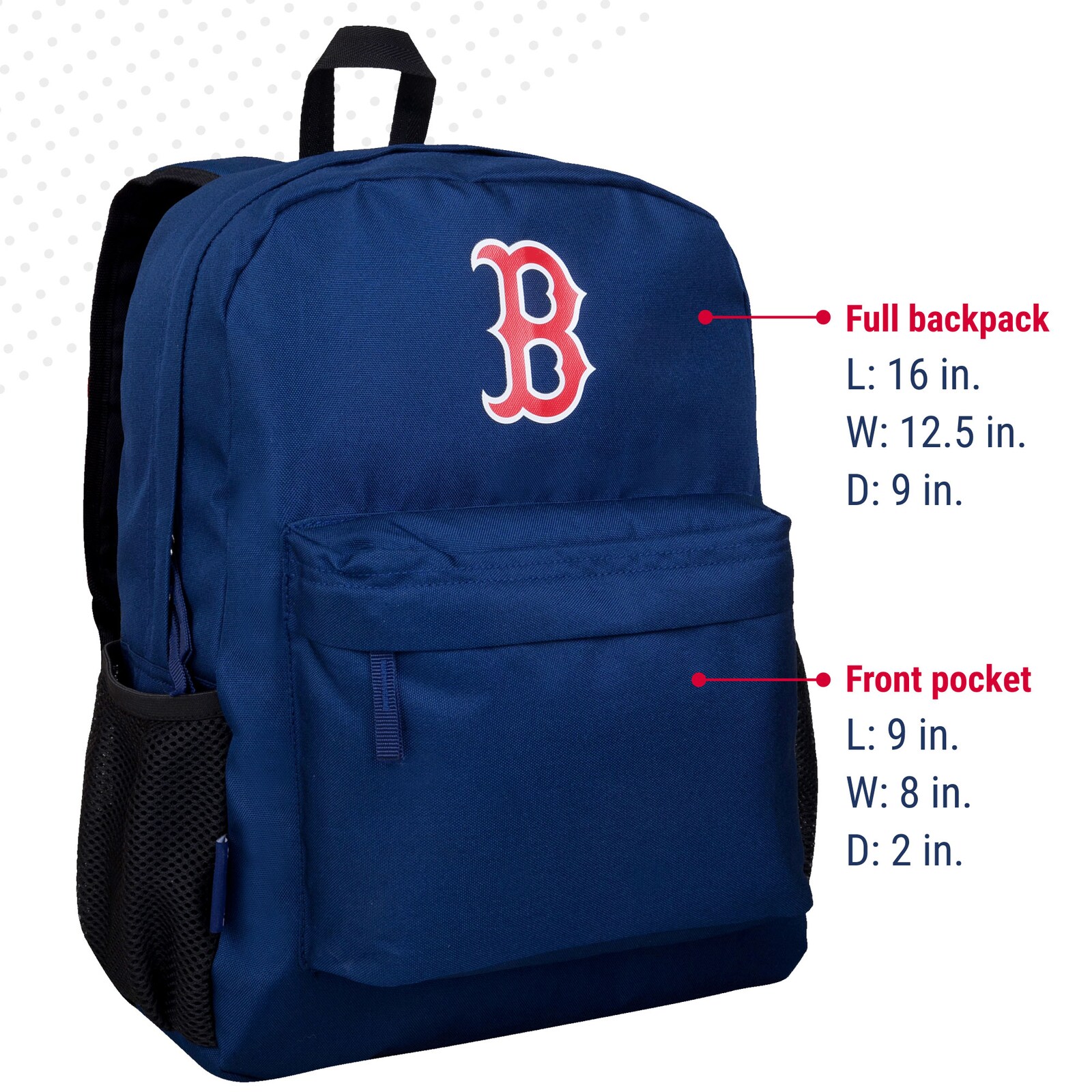 Boston Red Sox Wildkin 도시락 가방 & 백팩 2종 세트 상세 이미지 8