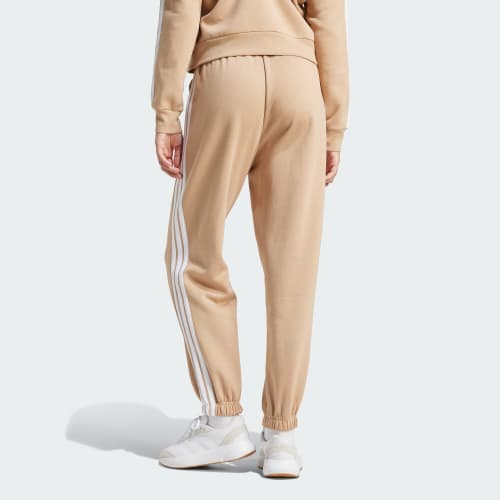Essentials 3-Stripes Fleece Loose-Fit Pants 상세 이미지 2