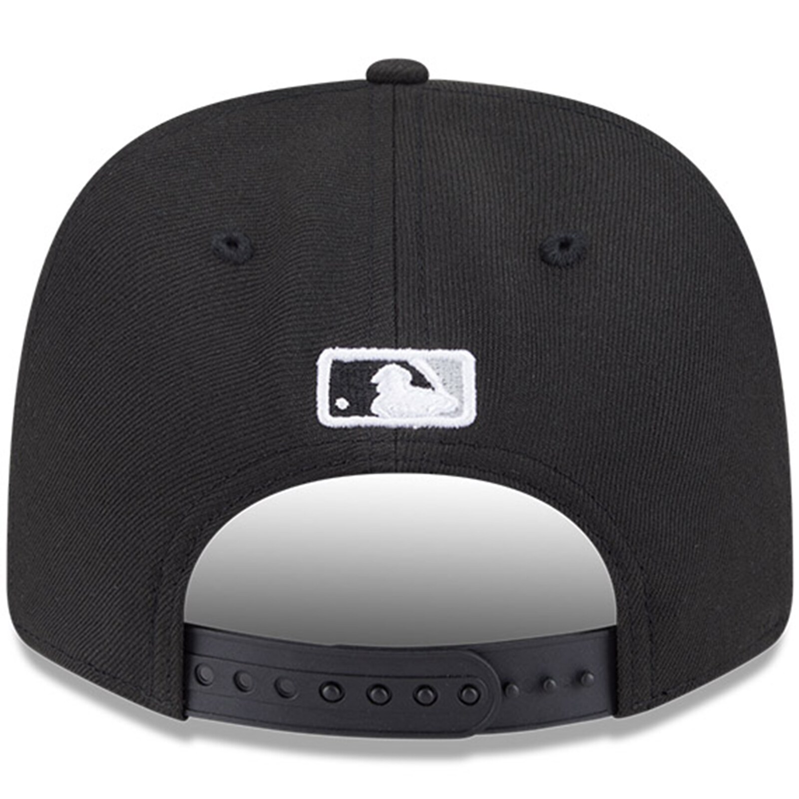 남성용 Chicago White Sox New Era 블랙 플레이어 레플리카 9SEVENTY 조절식 모자 상세 이미지 5
