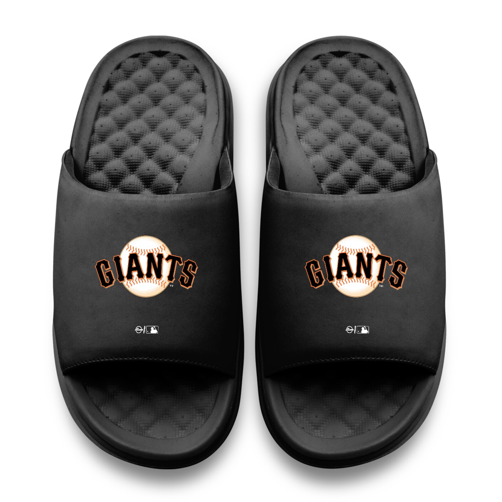 유소년 San Francisco Giants ISlide 블랙 프라이머리 모티브 슬라이드 샌들 상세 이미지 3