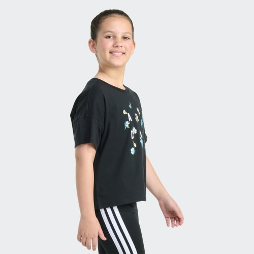 Short Sleeve Drop Shoulder Graphic Tee 상세 이미지 4