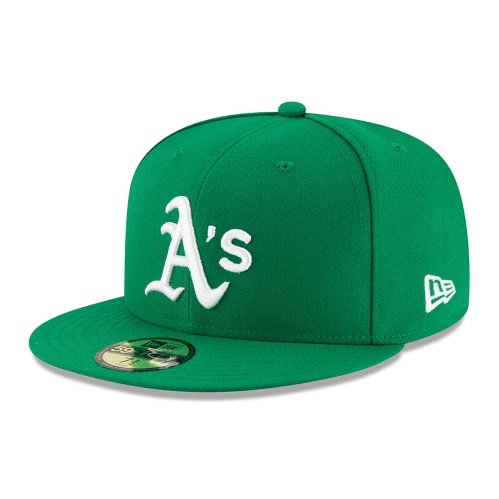 남성용 Athletics New Era 그린 Alt Authentic Collection 온필드 59FIFTY 피티드 모자